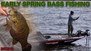 Early Season Bass Fishing In Ontario  Zone 20 [upl. by Eloken]