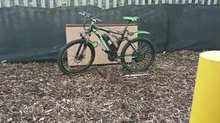 PedalEase 48v 1500w dual suspension electric bike part1 [upl. by Joette]