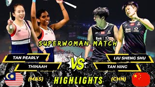 Wow‼️Superwoman match‼️Pearly TanThinaah Muralitharan vs LiuTan [upl. by Aissela885]