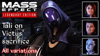 Mass Effect 3  Tali remembering Victus with AshleyKaidanLiara  All variations [upl. by Sanchez]