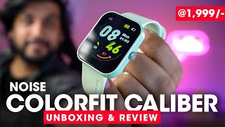 Noise Colorfit Caliber Unboxing amp Review ⚡️Best Budget Smartwatch Under 2000 Rs in 2022 AmanDhingra [upl. by Naneik]