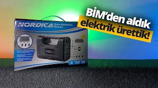 BİMDEN 150 TLYE ALDIK EVDE ELEKTRİK ÜRETTİK [upl. by Cranston]