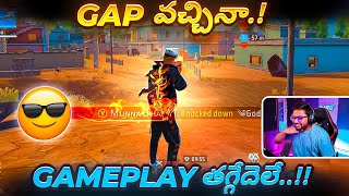 Munna Bhai Op Comeback Gameplay After Vizag Trip 🔥  Free Fire Telugu  MBG ARMY [upl. by Eneleahs]