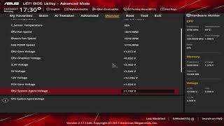 ROG STRIX Z370I GAMING  Extreme Overclock 5ghz  Full bios Menu exposure [upl. by Renee]