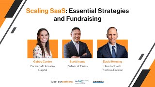 Scaling SaaS Essential Strategies and Fundraising [upl. by Gurolinick]