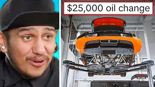 Mechanic Reacts to Expensive Supercar Repairs [upl. by Nojram282]