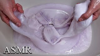 ASMR Jelly Mushy Soap ✨ Soaked Soap Sponge Squeezing [upl. by Coumas]