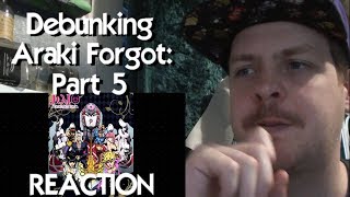 Debunking Araki Forgot Part 5  Vento Aureo REACTION [upl. by Irwin]