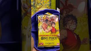 Opening the Gum Gum Fruit from the One Piece TCG Devil Fruit Collection [upl. by Baldwin]