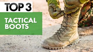 TOP 3 Best Tactical Combat Boots In 2022 [upl. by Willie]