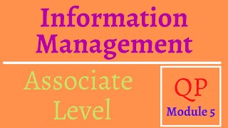 New QP Module 5 Information Management Associate Level Exam QampA HKICPA M5 會計考試部分題目分析 簡要說明考試大綱 [upl. by Dviad498]