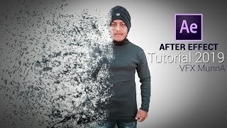 After Effects Tutorial 2019  Appear Disintegration Effects  By VFX MunnA [upl. by Auqinihs]