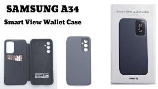 Samsung Galaxy A34 Smart View Wallet Case [upl. by Buffy]