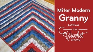 How to Crochet Modern Mitered Granny [upl. by Otiragram]