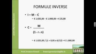 MATEMATICA FINANZIARIA LEZIONE 2 [upl. by Maryl]