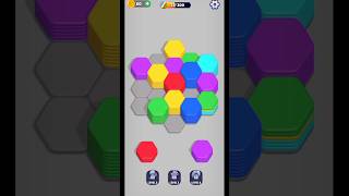 Hexa Sort Gameplay hexasort hexapuzzle hexagon mergehexa trendinggame shorts reels puzzle [upl. by Bartolome981]