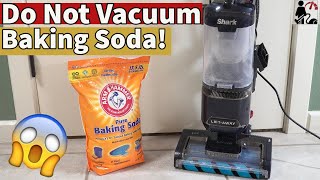 Why Not To Vacuum Baking Soda [upl. by Erdreid]