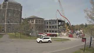 LeChase – Colgate University  Olin Hall Renovation and Expansion Timelapse Video [upl. by Anetsirhc240]