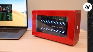 Review Thunderbolt 3 Akitio Node Lite w Blazing Fast Intel Optane SSD [upl. by Nirok24]