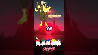 Who is stronger  Naruto vs 5 Kage short naruto hokage narutoshippuden [upl. by Grenier]