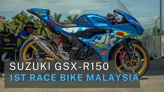 Suzuki GSXR150 race bike pertama di Malaysia  Joki Review vs Yamaha R150 [upl. by Dowdell]