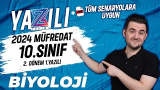 10Sınıf Biyoloji 2Dönem 1Yazılı  20232024 Örnek Sınav [upl. by Siusan762]