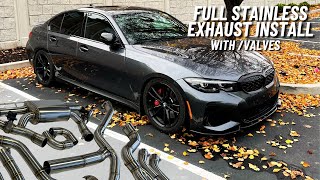 The Loudest M340i Exhaust w Install  Sound Clips  EHOONS G20 Build Ep 5 [upl. by Rog]