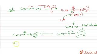 What happens when  a Ethyl bromide reacts with sodium ethoxide b Ethyl alcohol is heated with [upl. by Rinum]