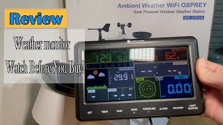 Ambient Weather WS2902 WiFi Smart Weather Station Review  Watch Before Buying [upl. by Thant528]