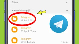 How to Find Downloaded Telegram Files  Photo  Video  Data File Manager [upl. by Hanley]