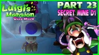 Luigis Mansion Dark Moon  Part 23 Secret Mine D1 quotCold Casequot 100 Walkthrough [upl. by Adnoloy]