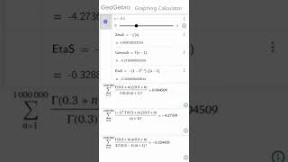 Zeta and Eta functions by GeoGebra [upl. by Saidee]