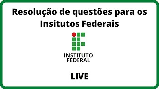 IF TÉCNICO INTEGRADO 2022 LIVE RUMO AO ENSINO MÉDIO NO IF tecnicoifce iintegradoifma ifce ifma [upl. by Eetnom]