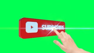 top 10 youtuber subscribe button Green Screen Subscribelike button copyright free 2024 [upl. by Castera]