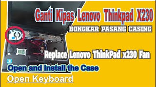 bongkar pasang lenovo thinkpad x230 ganti keyboard lenovo thinkpad keyboardreplace cara [upl. by Yla]