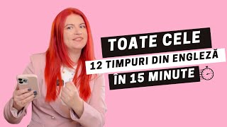 Toate cele 12 timpuri din engleză în doar 15 Minute  Engleza cu Snow [upl. by Esinev358]