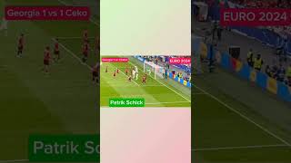 Goal Patrik Schick selamatkan ceko dari kekalahan EURO 2024 [upl. by Strenta60]