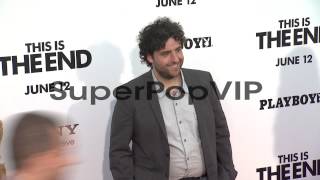 David Krumholtz at This Is The End Los Angeles Premiere o [upl. by Ylrebnik]