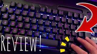 LexonElec Technology Gaming Keyboard and Mouse Combo Review [upl. by Yaner]