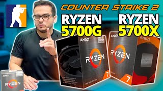 O CAMINHO DO PC GAMER PARA CS2  RYZEN 5700G OU 5700X  ENTENDA A DIFERENÇA ENTRE ELES [upl. by Rhynd757]