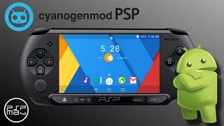 CyanogenPSP v61  android UI on PSP [upl. by Zashin]