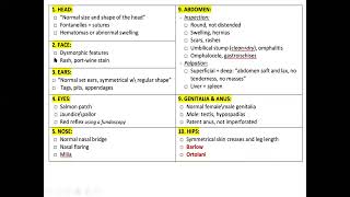 Neonatal Physical Examination [upl. by Amikay]