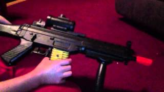 M82 Electric Airsoft SIG 552 Rifle AEG Review [upl. by Eirtemed]