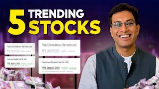 These 5 stocks are in strong momentum Good time to add [upl. by Anividul]