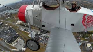 Nieuport 12 Replica First Landing Wingcam View  1er Atterrissage  SaintJeansurRichelieu [upl. by Ennaul]