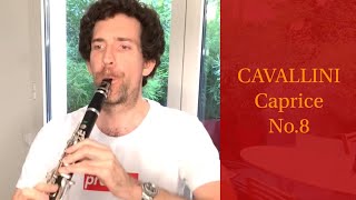 Cavallini 30 caprices n°8  Nicolas Baldeyrou [upl. by Iloj827]