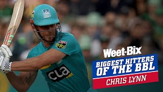 Biggest Hitters of the BBL Best of Chris Lynn [upl. by Atilrep]