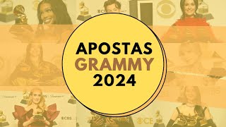 GRAMMY 2024  Apostas para as CATEGORIAS GERAIS Pop RampB etc [upl. by Zita]