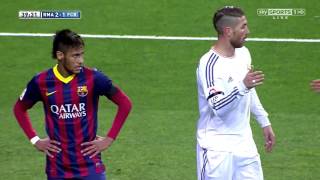 Neymar vs Real Madrid La LigaAway 20132014 HD 720p [upl. by Assin]