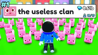 i Created a Bunny CLAN in Pet Simulator 99 [upl. by Eilrebma396]